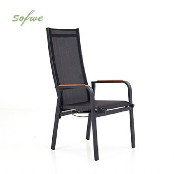 High Back Reclining Patio Dining Chair