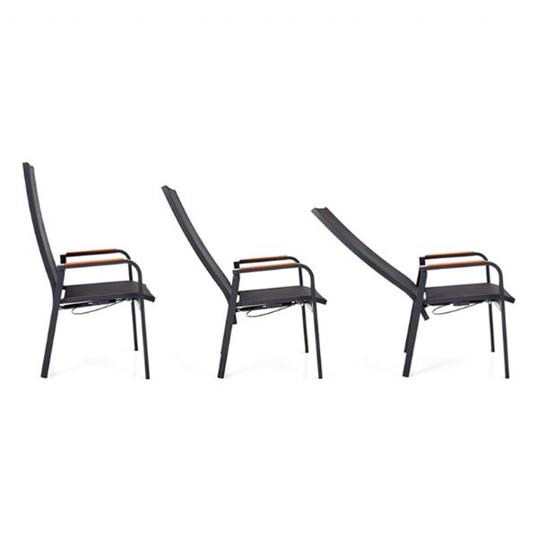 High Back Reclining Patio Dining Chair - 11D12J