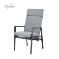 Reclining Patio High Back Dining Armchair With Spun Polyester Cushion - 11D12K