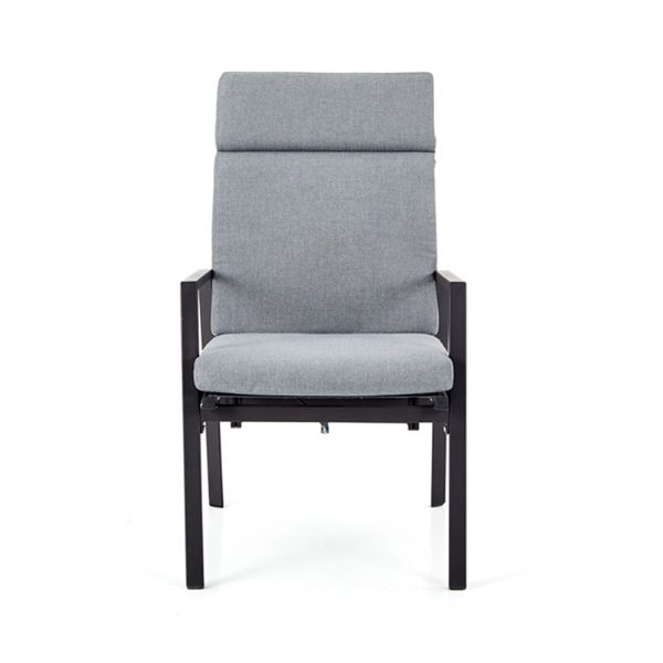 Reclining Patio High Back Dining Armchair With Spun Polyester Cushion - 11D12K