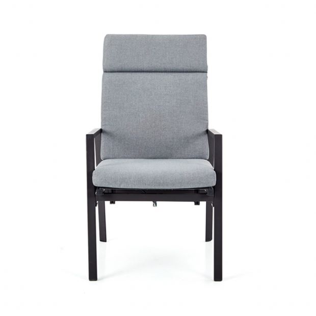 Reclining Patio High Back Dining Armchair With Spun Polyester Cushion - 11D12K