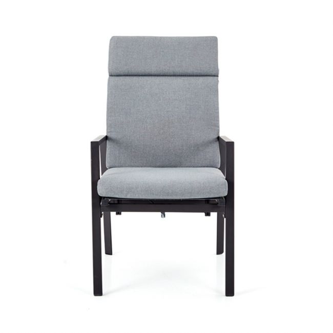 Reclining Patio High Back Dining Armchair With Spun Polyester Cushion - 11D12K