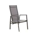 Reclining Patio High Back Dining Armchair With Spun Polyester Cushion - 11D12K