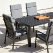 Reclining Patio High Back Dining Armchair With Spun Polyester Cushion - 11D12K