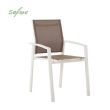 Aluminum Dining Chair with Breathable Mesh Seat and Backrest - 11D27A