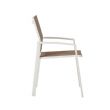 Aluminum Dining Chair with Breathable Mesh Seat and Backrest - 11D27A