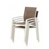 Aluminum Dining Chair with Breathable Mesh Seat and Backrest - 11D27A