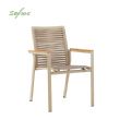 Outdoor Aluminum and Rope Woven Dining Chair - 11D27C