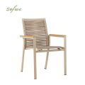 Outdoor Aluminum and Rope Woven Dining Chair - 11D27C