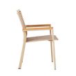 Outdoor Aluminum and Rope Woven Dining Chair - 11D27C
