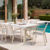 Outdoor Aluminum and Rope Woven Dining Chair - 11D27C