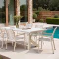 Outdoor Aluminum and Rope Woven Dining Chair - 11D27C