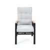 Outdoor Dining Armchair with Adjustable Backrest - 11D27D