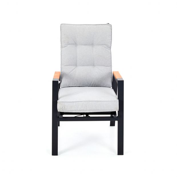 Outdoor Dining Armchair with Adjustable Backrest - 11D27D