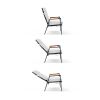 Outdoor Dining Armchair with Adjustable Backrest - 11D27D