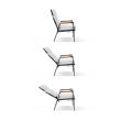 Outdoor Dining Armchair with Adjustable Backrest - 11D27D