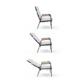 Outdoor Dining Armchair with Adjustable Backrest - 11D27D