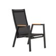 Outdoor Dining Armchair with Adjustable Backrest - 11D27D