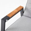 Outdoor Dining Armchair with Adjustable Backrest - 11D27D