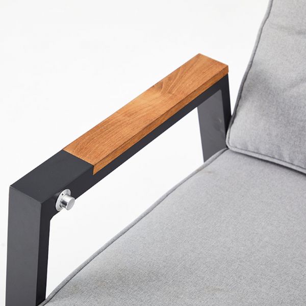 Outdoor Dining Armchair with Adjustable Backrest - 11D27D
