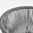 Outdoor Round Backrest Rope Woven Dining Chair - 11D27I