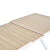Aluminum Patio Garden Extendable Dining Table - 11D04Z