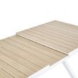 Aluminum Patio Garden Extendable Dining Table - 11D04Z