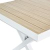 Aluminum Patio Garden Extendable Dining Table - 11D04Z