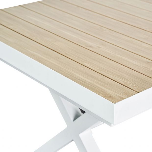 Aluminum Patio Garden Extendable Dining Table - 11D04Z