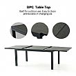 Wholesale Extendable Aluminum Patio Dining Table with DPC Top - 11D07H