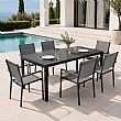Wholesale Extendable Aluminum Patio Dining Table with DPC Top - 11D07H