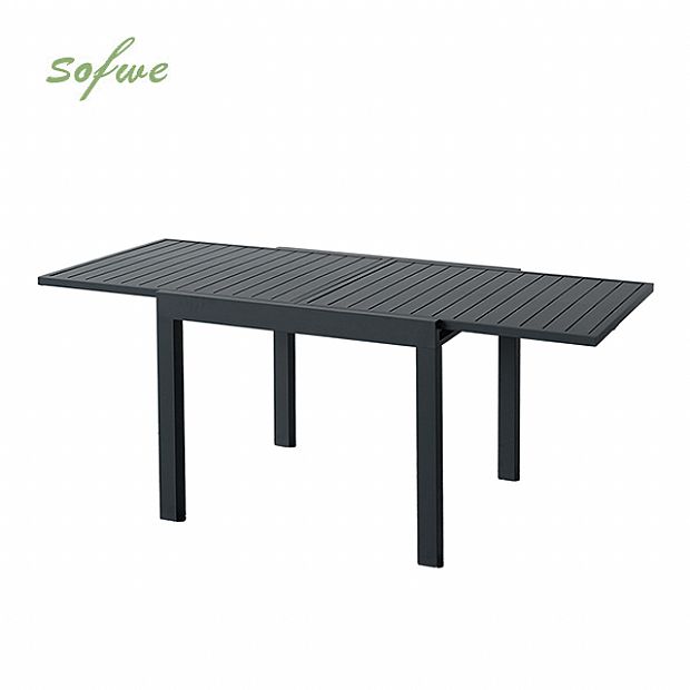 HF Patios Wholesale Extendable Aluminum Outdoor Dining Table for Patio Garden Furniture Supply - 11D08A