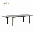 Wholesale Extendable Aluminum Patio Dining Table with Slatted Top - 11D08B