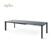 Aluminum Butterfly Flip Extendable Dining Table - 11D08M