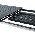 Aluminum Butterfly Flip Extendable Dining Table - 11D08M
