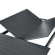 Aluminum Butterfly Flip Extendable Dining Table - 11D08M