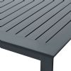 Aluminum Butterfly Flip Extendable Dining Table - 11D08M