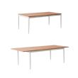 Aluminum Butterfly Leaf Pull Out Extension Outdoor Extendable Dining Table - 11D15K