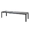Wholesale Outdoor Aluminum Extendable Dining Table Slat Top Rectangular Patio Garden Table - 11D26C