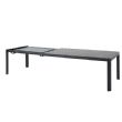 Wholesale Outdoor Aluminum Extendable Dining Table Slat Top Rectangular Patio Garden Table - 11D26C