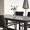 Wholesale Outdoor Aluminum Extendable Dining Table Slat Top Rectangular Patio Garden Table - 11D26C