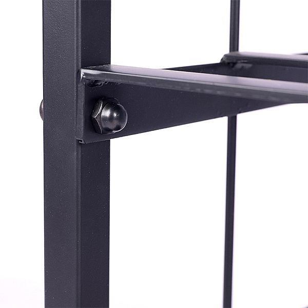 Iron Firewood Storage Rack with Fireplace Tools - 12H01F