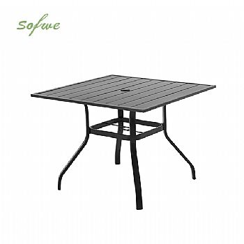 HF Patios Wholesale Square Iron Outdoor Dining Table with...