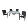 Grey 7-Piece Aluminum Outdoor Dining Set - 11D01A