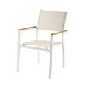 5-Piece Textilene Outdoor Dining Table and Chair Set - 11D01C