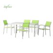 Green 6-Piece Aluminum Outdoor Dining Set - 11D01D