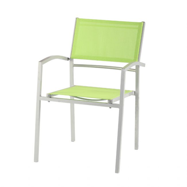 Green 6-Piece Aluminum Outdoor Dining Set - 11D01D