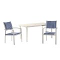 Blue 6-Piece Aluminum Outdoor Dining Set - 11D01E