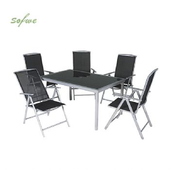 All-weather Aluminum Garden Dining Table...