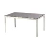 6-Person Outdoor Dining Table Set with Glass Top - 11D01G